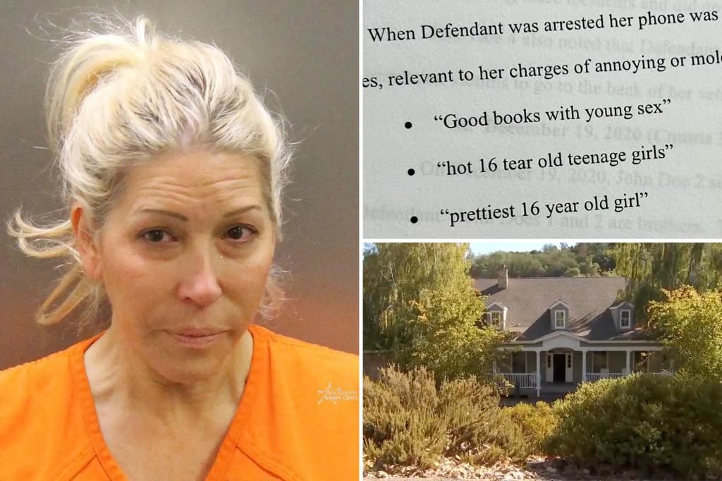 California Mom Who Hosted Sick Sex Parties for Her Teen Son Searched 'Attractive 16 (Year-Old) Teens' Online: Court Documents