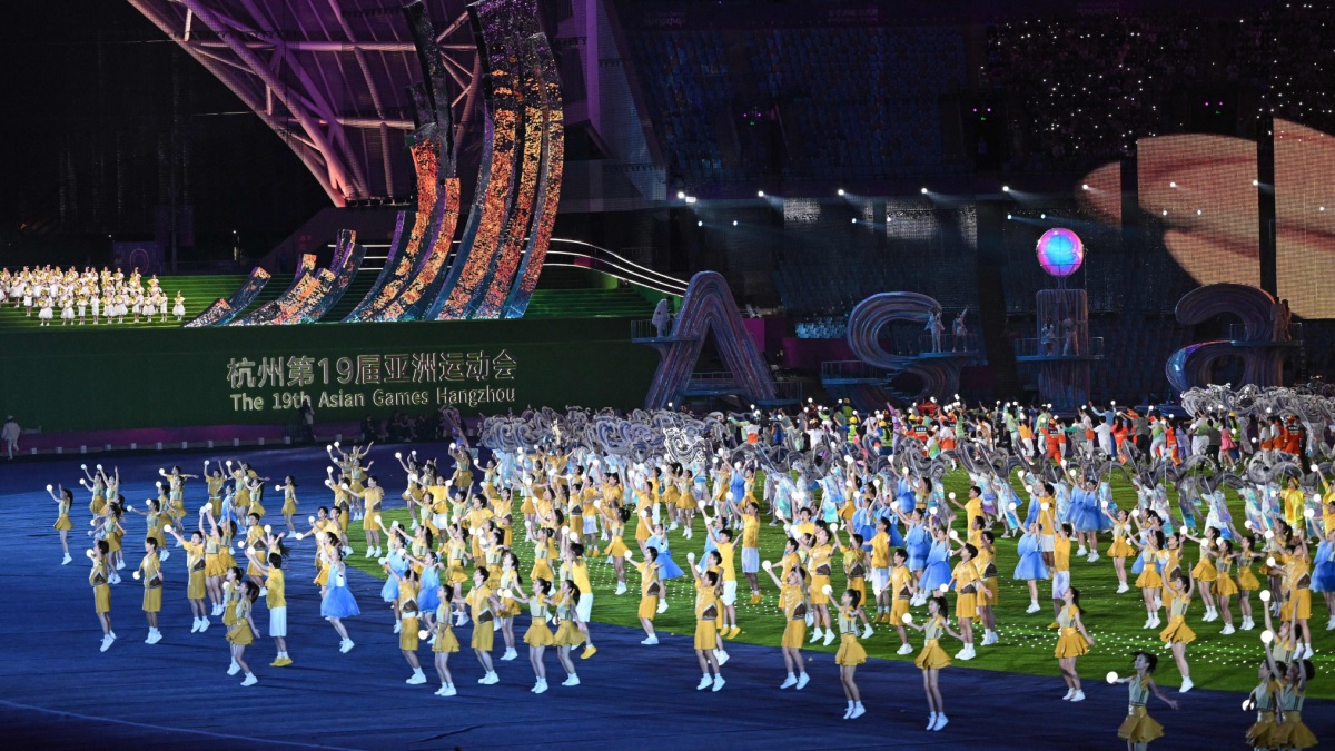 Closing ceremony of the Asian Games China left its mark on the medal