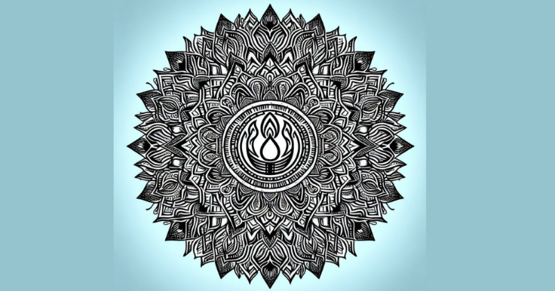 Diwali Delight: Zoom in 500% to discover the hidden word in this optical illusion of mandala art