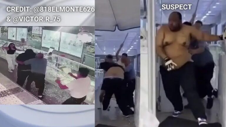 El Monte jewelry store robbery: Employees fight possible thief who sprayed them with bears