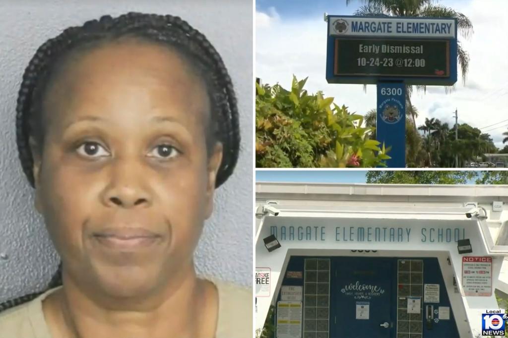 Florida teacher arrested after knocking kindergartener to the ground for throwing piece of paper at him
