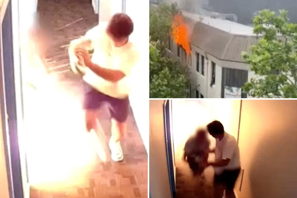 French backpackers barely escape lithium battery explosion at Australian hostel in shocking video