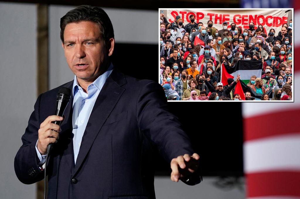 Governor DeSantis orders first US ban on pro-Palestinian student group accused of 'harmful support' of terrorists