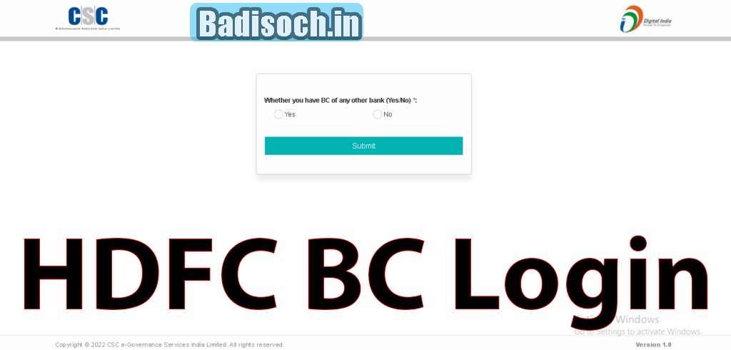 Hdfc Bc Login 2023 Hdfc Figw Csc Login Hdfc Bank Csp Registration Process Direct Link Hdfc 5273