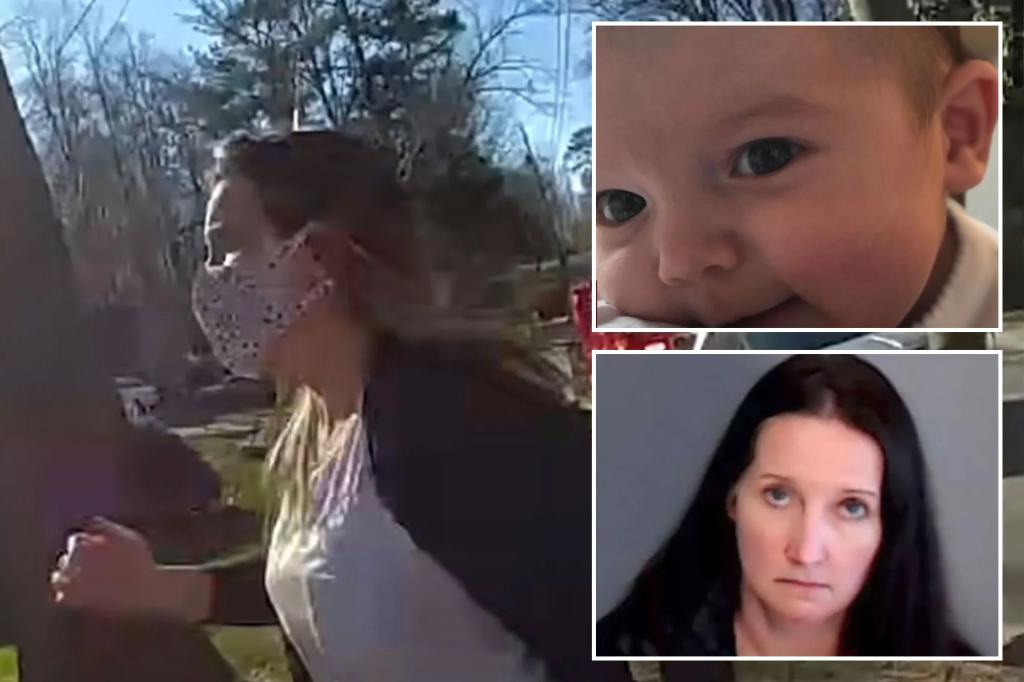 Heartbreaking moment: Mother runs to 4-month-old son who died after being found covered in vomit at daycare