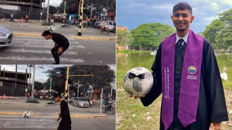 ‘I wasn’t sorry’: young man who worked at traffic lights graduates from university