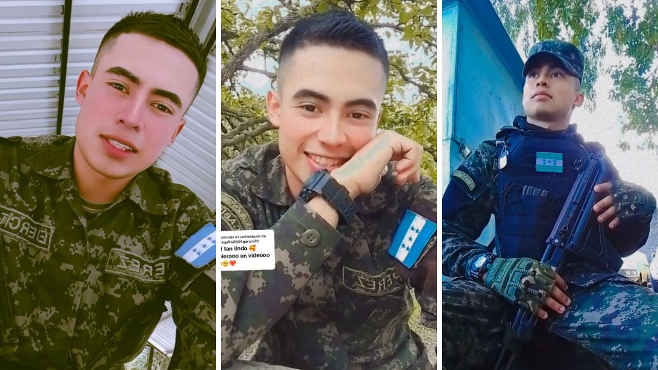 Un joven militar hondureño está conquistando a miles de usuarias de la plataforma de videos china, TikTok, donde se muestra con su uniforme oficial.