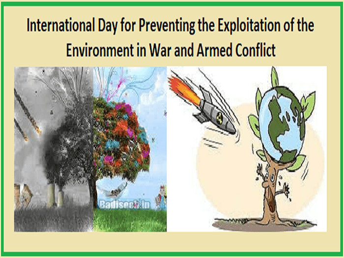 International Day for Preventing the Exploitation of the Environment
