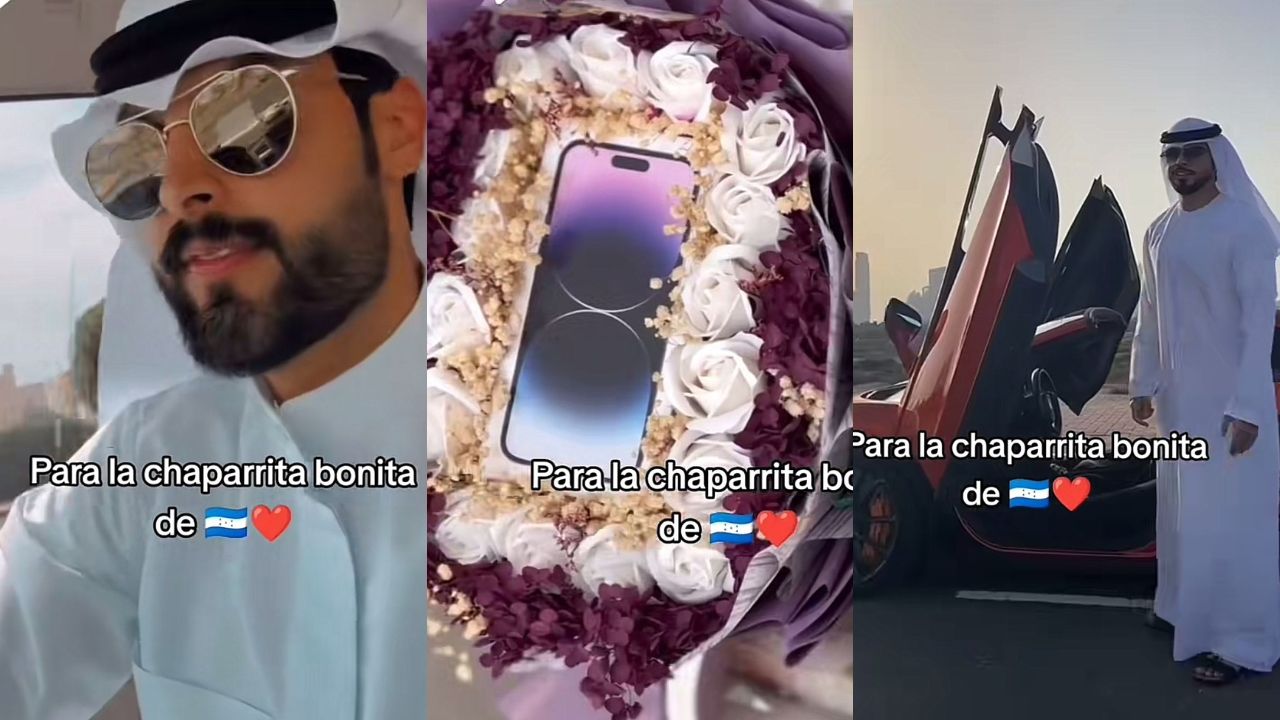 Un video se hizo viral en redes sociales donde muestra como un árabe confiesa que puede dar diversos lujos a una hondureña.