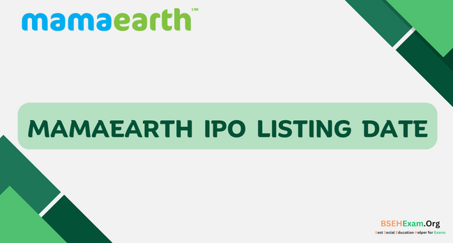 Mamaearth IPO Listing Date