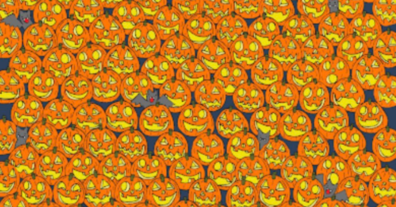 Optical illusion: discover the pumpkin without a nose and prove that you have 20/20 vision