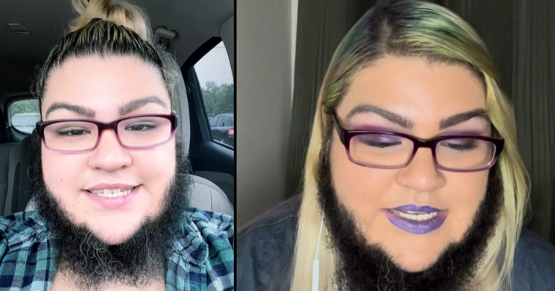 Proud American woman celebrates self-acceptance with her 4-inch beard