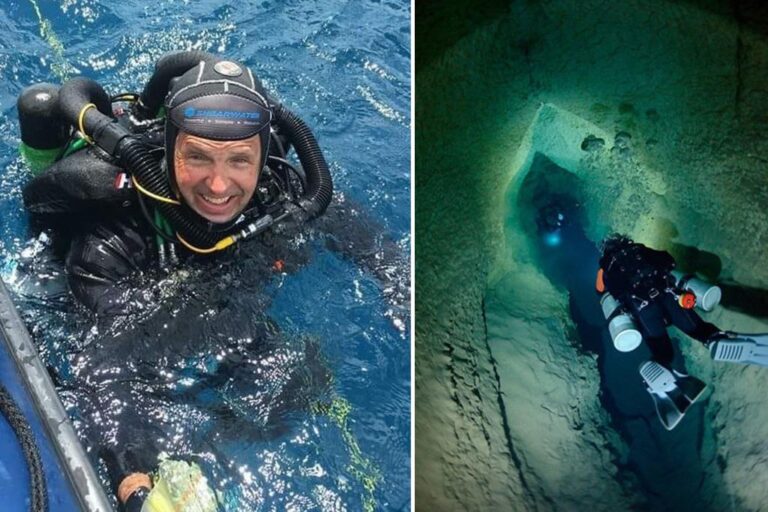 Renowned diver Brett Hemphill dies in Texas cave where he set a US record a decade ago