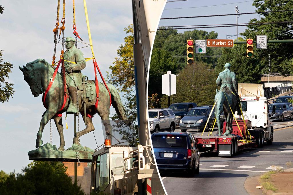 Robert E. Lee statue in Charlottesville secretly melted 6 years after deadly protest