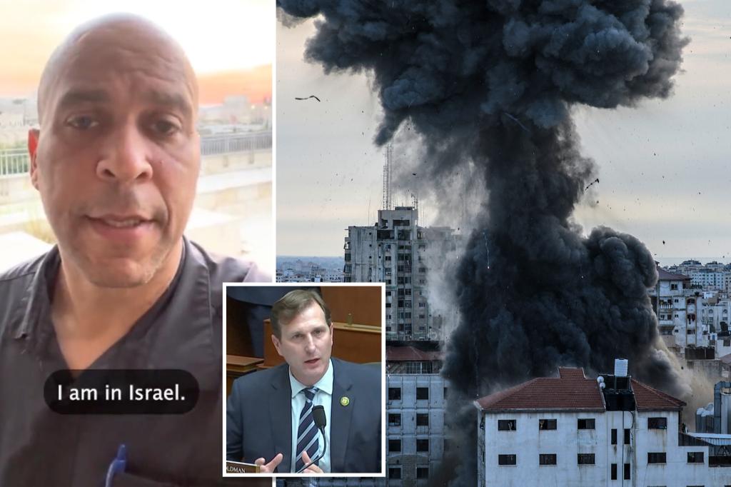 Senator Cory Booker and Representative Dan Goldman describe Hamas attack from Israel: 'angry and heartbroken'