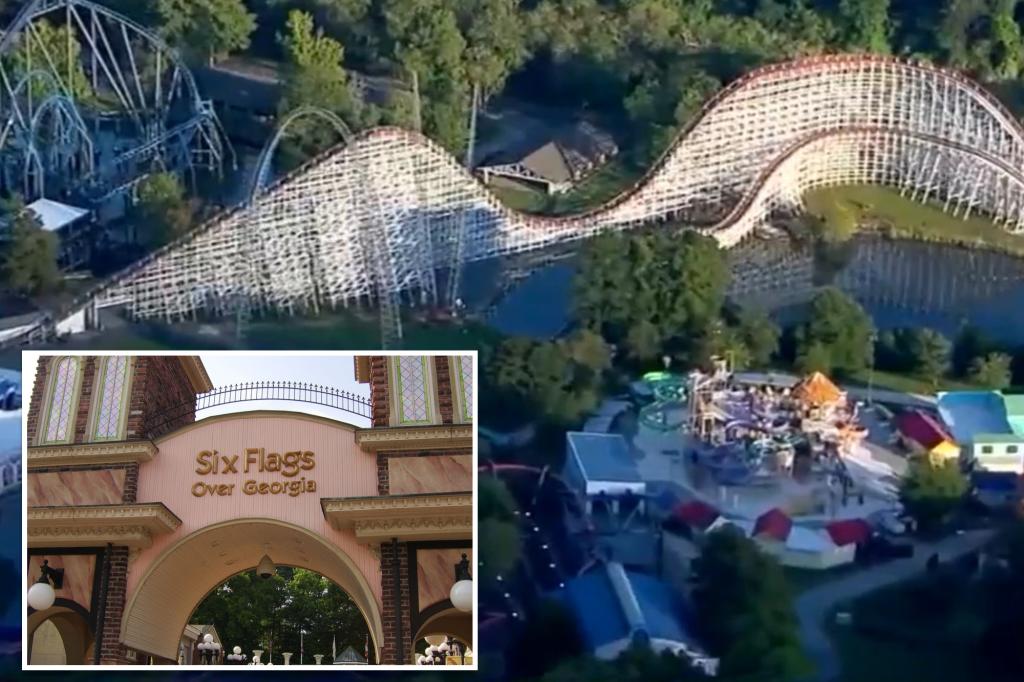 Six Flags worker dies after falling from back of moving van in Georgia park