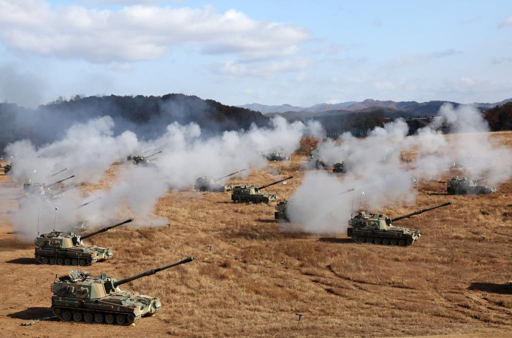 South Korean and US forces carry out reaction drills against a possible "Hamas-style" attack by North Korea