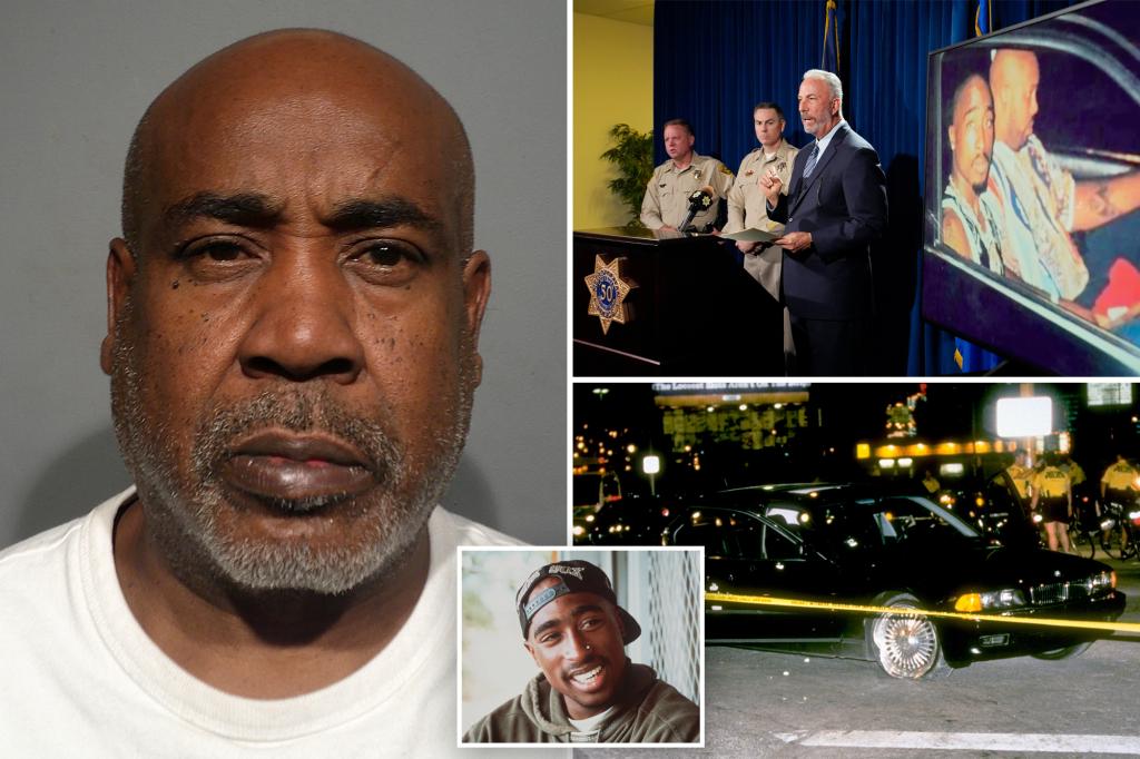 Suspect charged with shooting death of rapper Tupac Shakur to appear in Las Vegas court