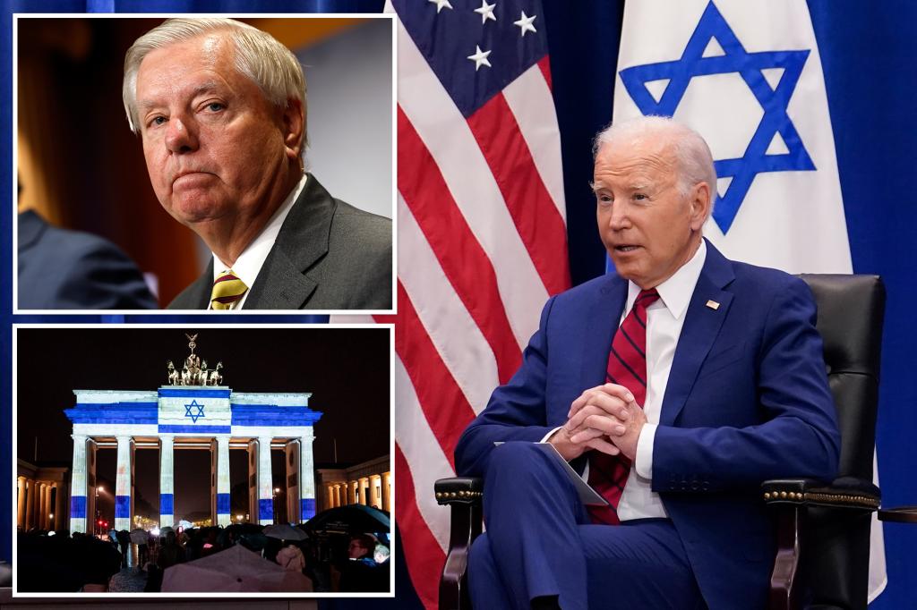 The White House will be illuminated in the colors of the Israeli flag after Senator Lindsey Graham denounces the delay