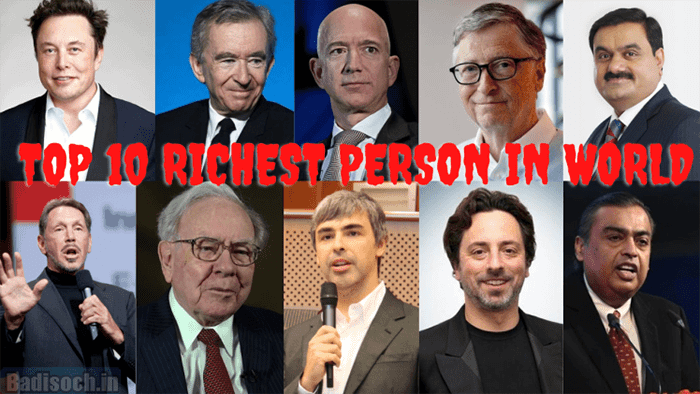 The Richest Man In The World 2023 Top 10 Updated 