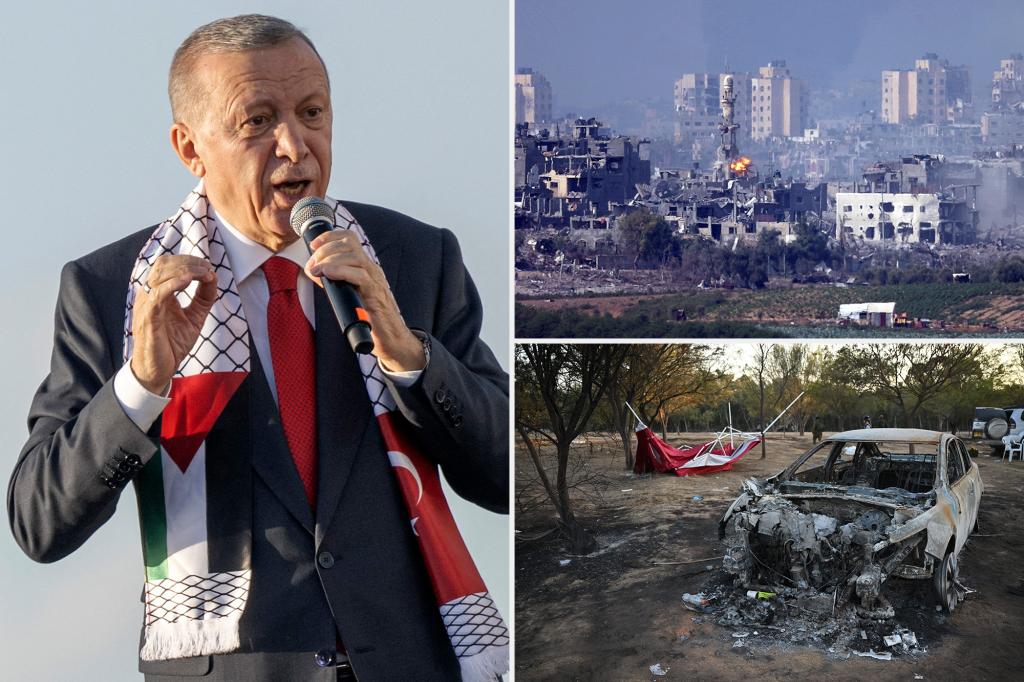 Turkey's Erdogan says Hamas 'not a terrorist organization' and blames West for 'massacre in Gaza'