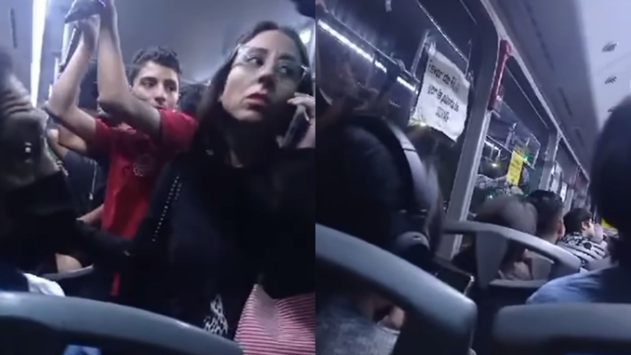 En redes sociales circula un video en el que se muestra la desesperación que se vivieron los pasajeros dentro de un bus de transporte público, en el que el chofer se detuvo hasta encontrar un celular que se le había perdido a una pasajera.