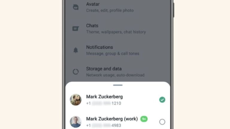 WhatsApp launches dual accounts to use two numbers in a single application