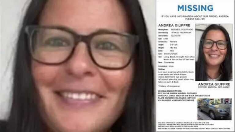 Andrea Giuffre missing: police report missing Colorado woman