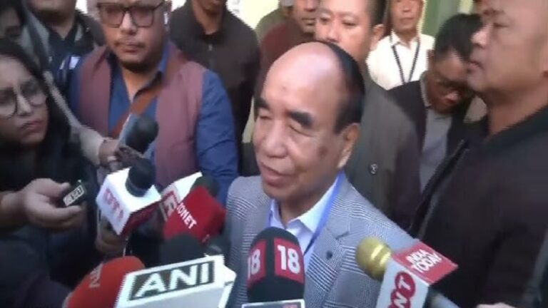 CM Zoramthanga unable to vote due to EVM malfunction: Mizoram Assembly polls