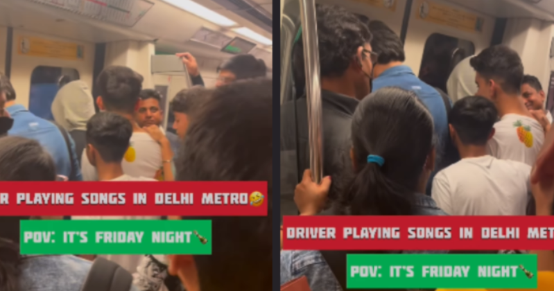 Delhi Metro Driver Delights Commuters By Accidentally Playing Haryanvi Song;  watch the fun video here