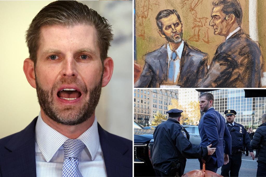 Eric Trump Slams Trial for Fraud, Calls It 'Waste of Taxpayer Money' After Testimony Ends