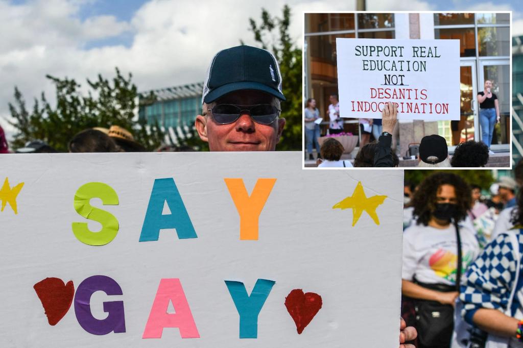 Florida teacher fired after violating so-called 'Don't say gay' law by using gender-neutral honorific 'Mx'.
