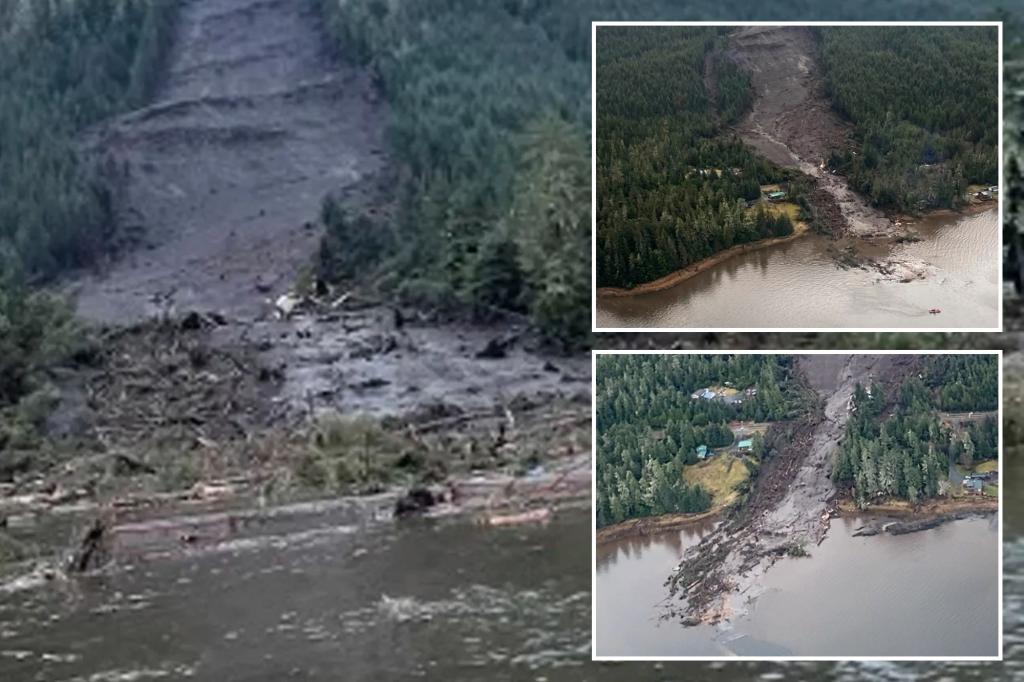 Girl dead, five missing after landslide hits small Alaska community: official