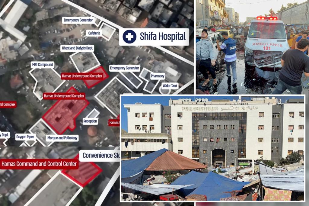 Hamas places Gaza hospital at the forefront of Israel's war with a hidden underground terrorist headquarters: 'Human shields are a key pillar'