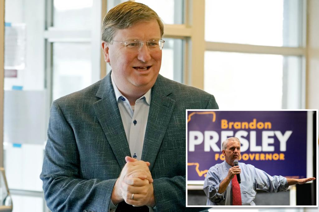 Incumbent Republican Tate Reeves defends himself against Elvis Presley's cousin in Mississippi governor's race
