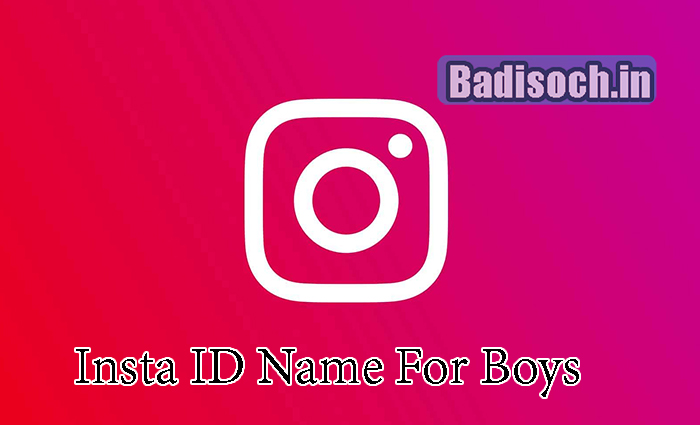 Insta ID Name For Boys