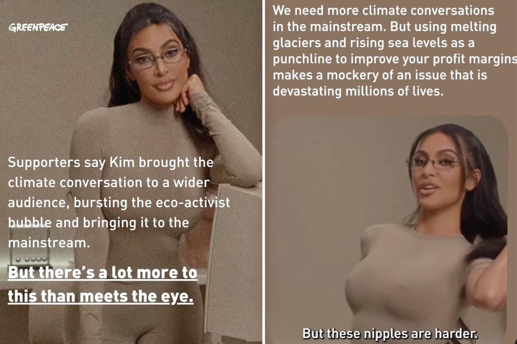 Kim Kardashian criticized by Greenpeace for her 'nipple bra' ad: 'It makes fun of a problem that devastates millions'