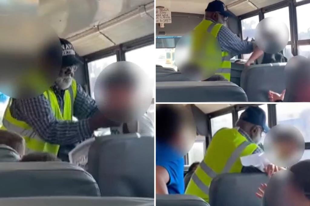 Louisiana school bus driver seen allegedly choking and pushing high school student in heartbreaking video