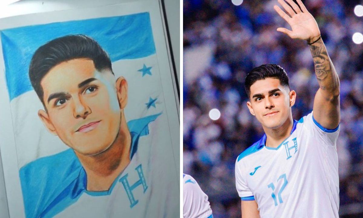 Luis Palma wants to buy the drawing that a talented Honduran made him