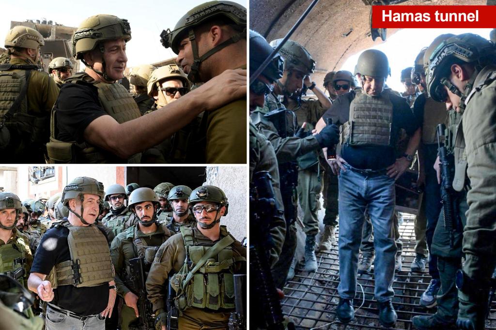 Netanyahu visits troops in Gaza and tours terrorist tunnels: "We will continue until the end"