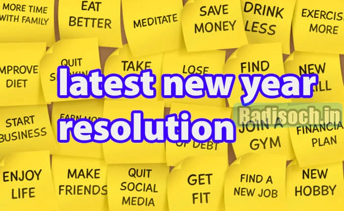 latest new year resolution
