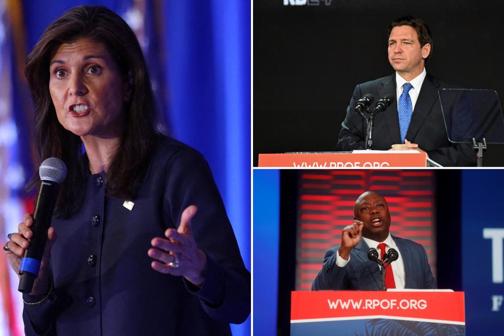 Nikki Haley and Tim Scott hint at how they will attack their Republican presidential rivals in the debate
