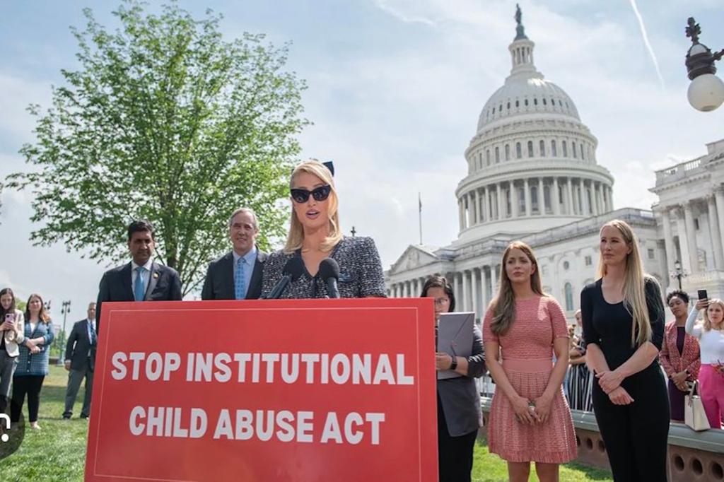 Paris Hilton Praises Lawmakers on Both Sides for Supporting Stop Institutional Child Abuse Act