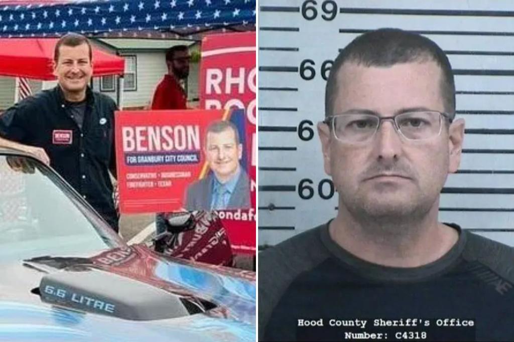 Republican candidate Brad Benson arrested on child pornography charges one day before Election Day