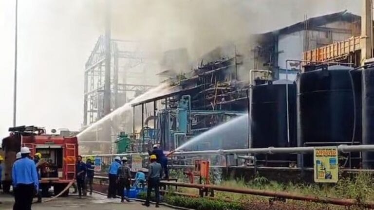 Seven dead after explosion sparks fire at pharmaceutical factory in Raigad, Maharashtra