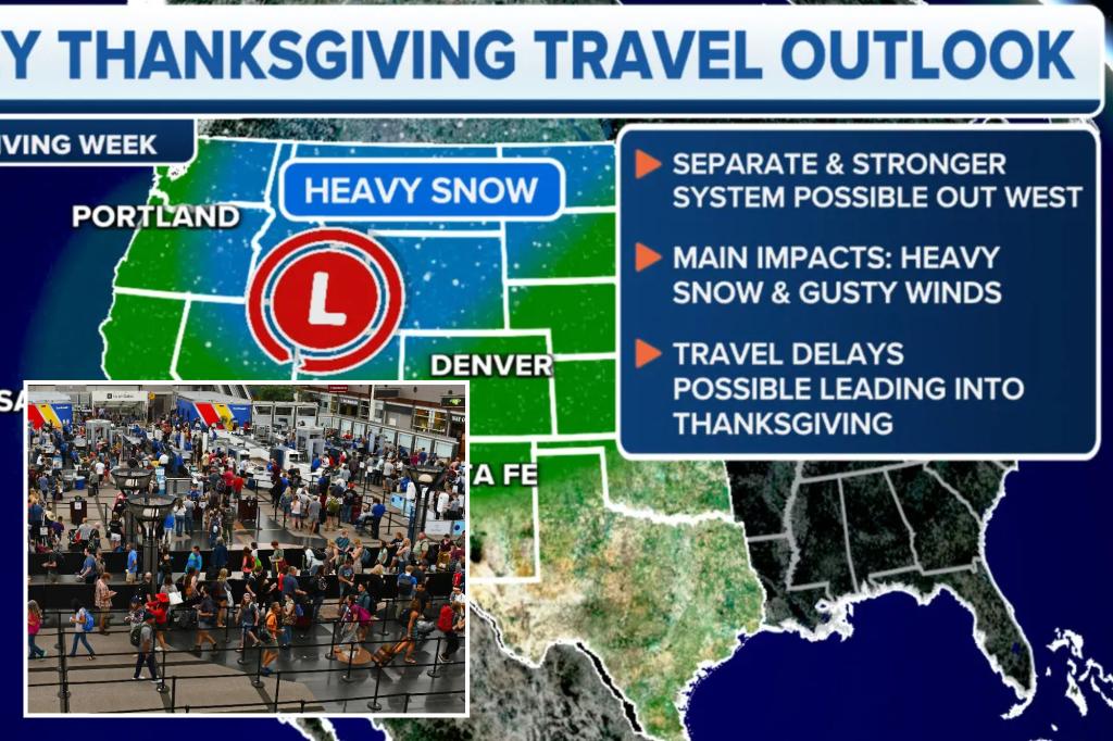 These weather patterns could spell disaster for Thanksgiving travel