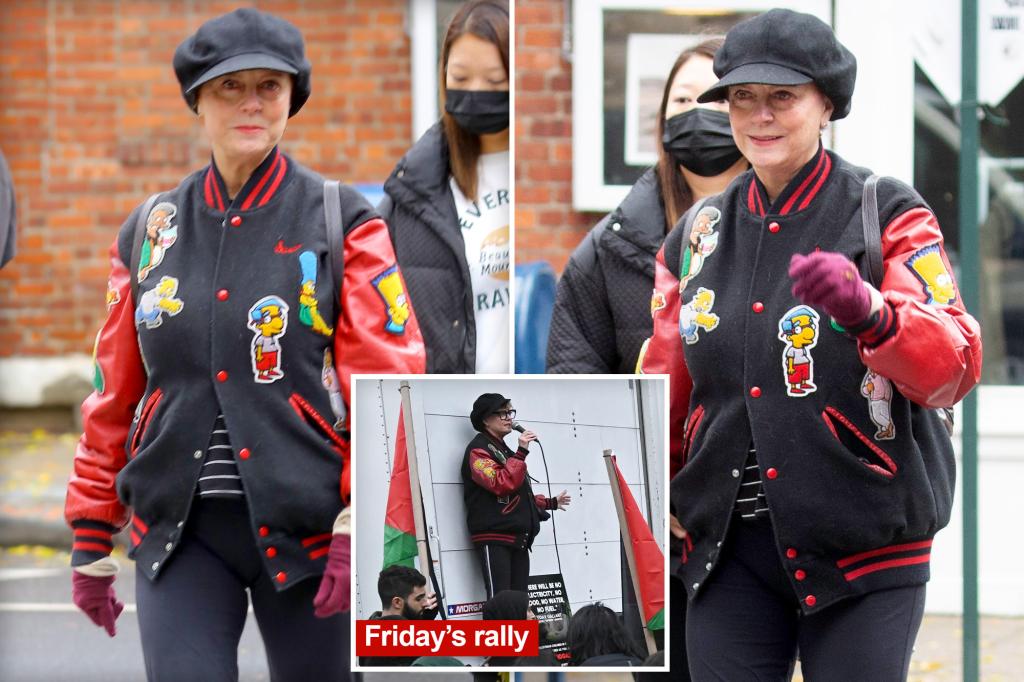Uppity Susan Sarandon seen for the first time since she was dropped by Hollywood agency UTA over her anti-Jewish rants