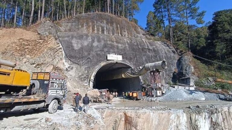 Uttarakhand tunnel collapse: 40 people trapped in Char Dham tunnel collapse