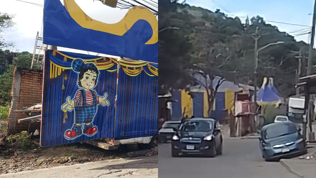 Ciudadanos se sorprendieron al ver que un reconocido circo se instaló casi en la entrada del cementerio Santa Anita, en Comayagüela, ciudad gemela de Tegucigalpa, capital de Honduras.