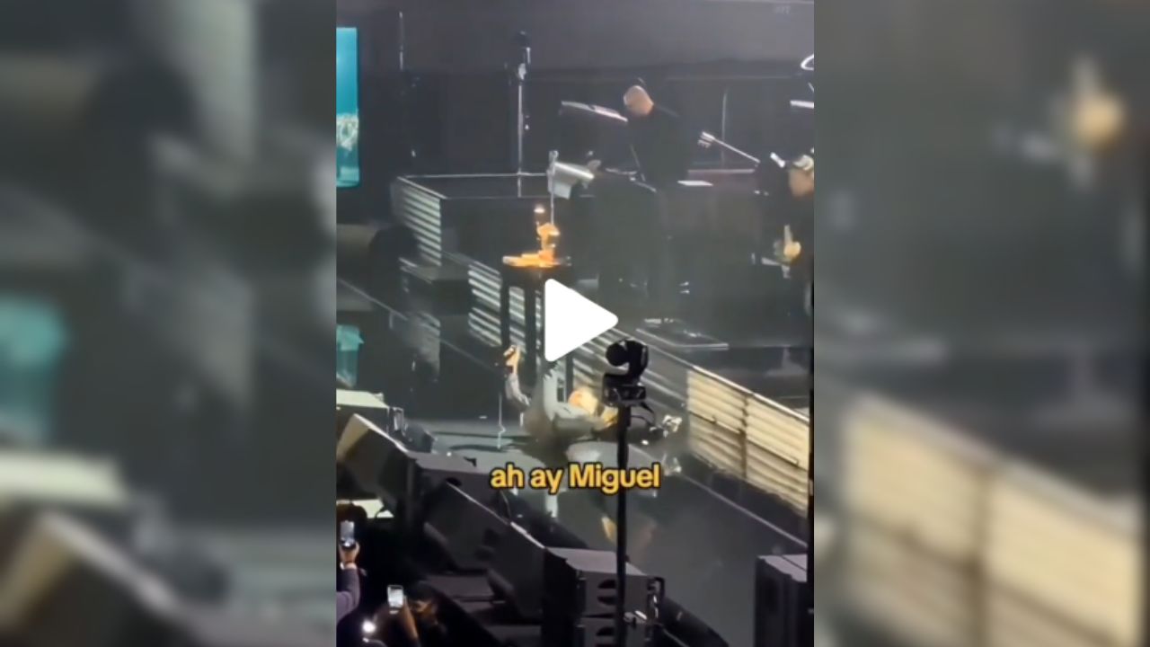 El video de la caída de Luis Miguel se viralizó en redes sociales, creando que muchos de los fanáticos del cantante se preocuparan por su estado de salud.